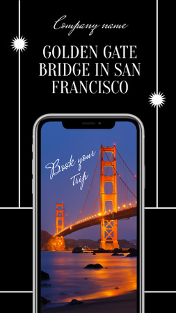 Travel Tour in USA Instagram Video Story Design Template