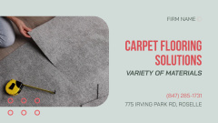 Carpet Flooring Solutions Offer With Various Colors