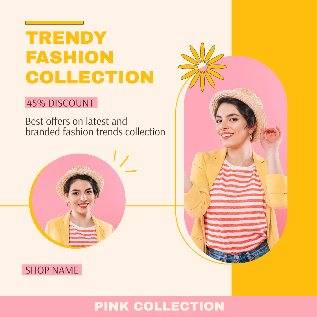 Sale Trendy Spring Collection for Women Instagramデザインテンプレート