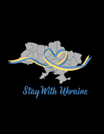 Awareness about War in Ukraine T-Shirt Πρότυπο σχεδίασης