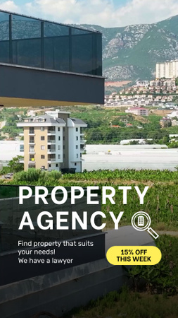 Platilla de diseño Property Agency Services Offer With Discount TikTok Video