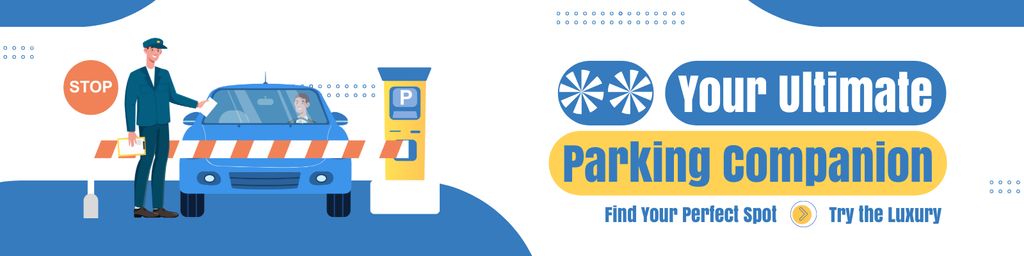 Platilla de diseño Ultimate Parking Companion Services Twitter