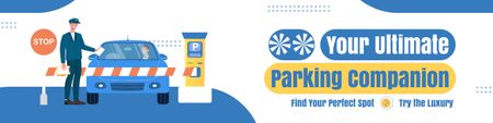 Ultimate Parking Companion Services Twitter Design Template