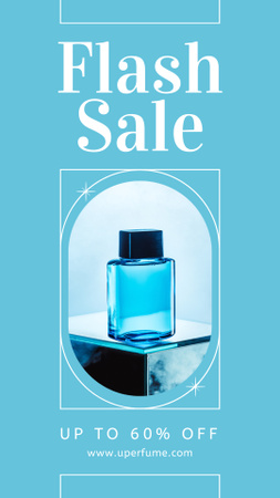 Designvorlage Sale of Perfumery Announcement für Instagram Story