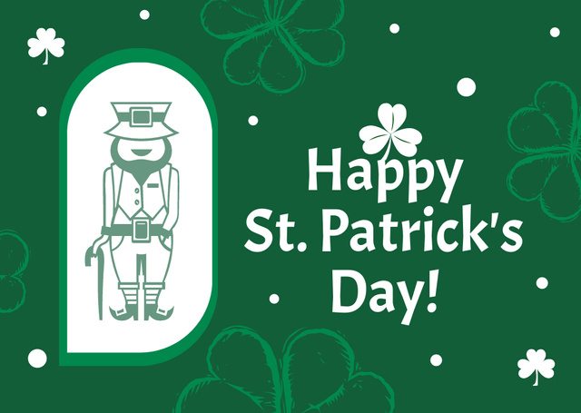 Heartfelt Wishes for a St. Patrick's Day Card Tasarım Şablonu