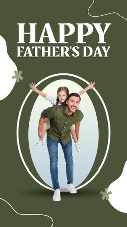 Father's Day Greeting Instagram Story Design Template