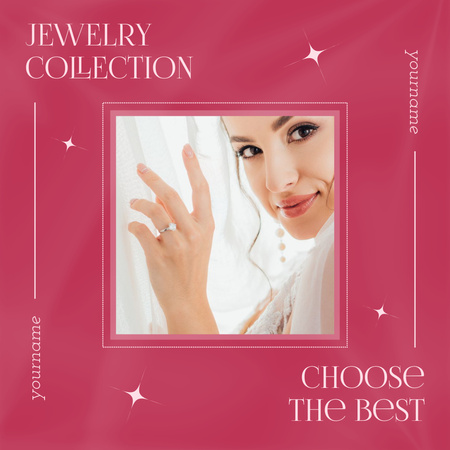 Jewelry Collection Sale Announcement Instagram Design Template
