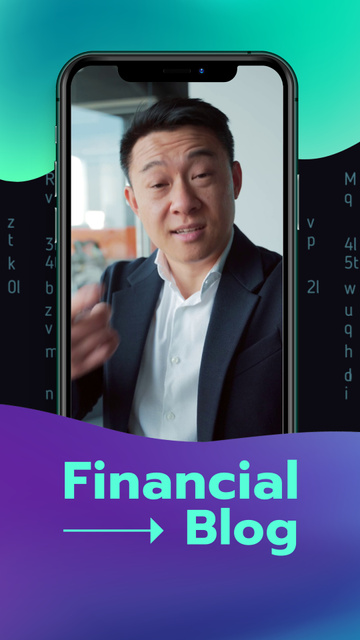 Insightful Articles And Tips In Financial Blog Instagram Video Story tervezősablon
