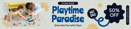 Детские игрушки горячей продажи Ebay Store Billboard – шаблон для дизайна