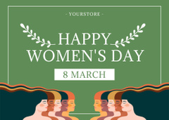 International Women's Day Celebration with Creative Illustration