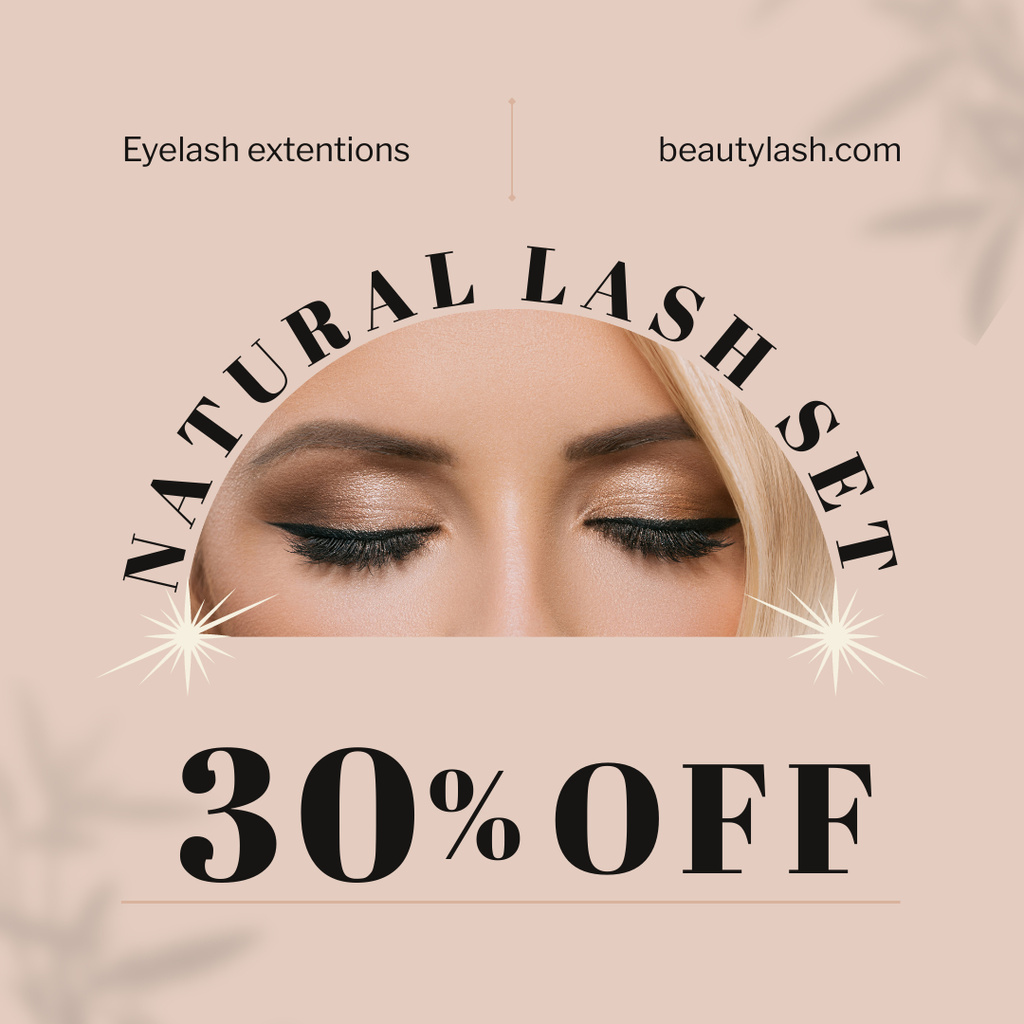 Platilla de diseño Eyelash Extension Services Instagram