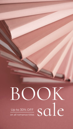 Books Sale Announcement Instagram Story – шаблон для дизайна