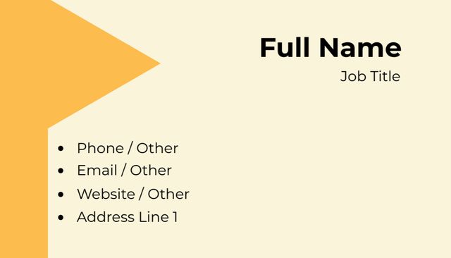 Simple Firm Branding For Worker Profile Data Business Card US – шаблон для дизайна