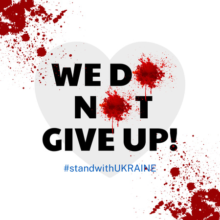 Ontwerpsjabloon van Instagram van Awareness about War in Ukraine
