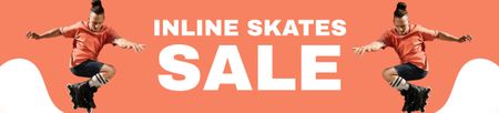 Designvorlage Offer of Inline Skates für Ebay Store Billboard