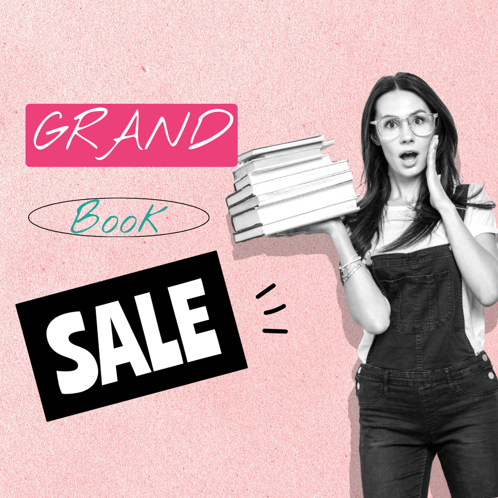 Template di design Thought-provoking Sale Announcement for Books Instagram