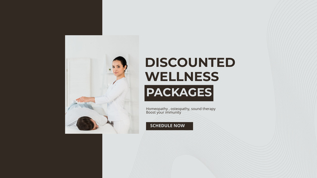 Discounted Wellness Packages In Clinic Title 1680x945px Πρότυπο σχεδίασης