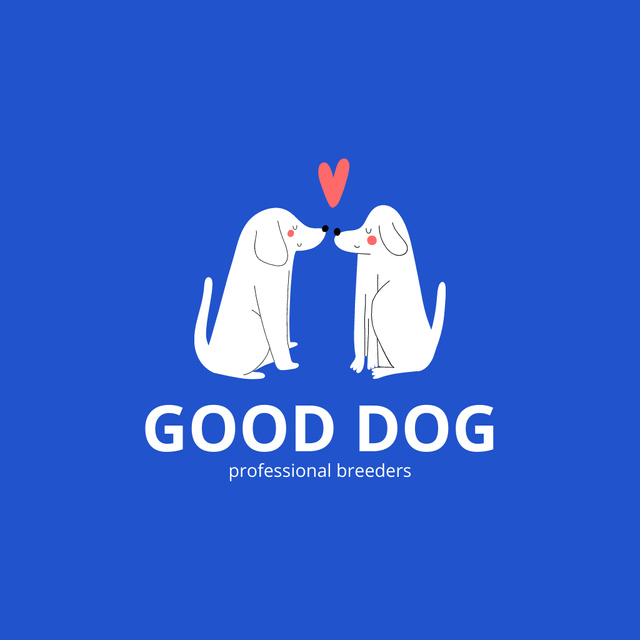 Services of Professional Breeders Animated Logo Design Template