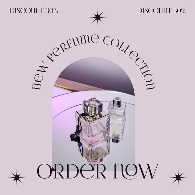 Perfume Collection Promotion Instagram AD tervezősablon