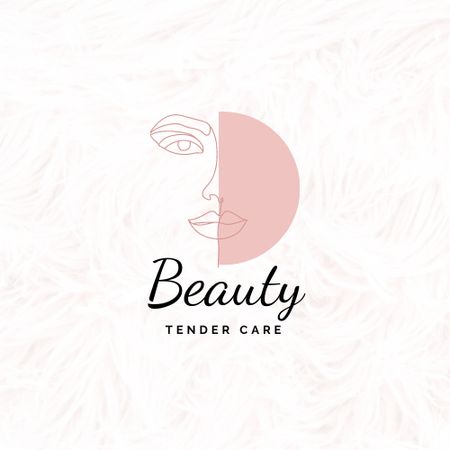 Plantilla de diseño de Beauty Salon Services Offer Logo 