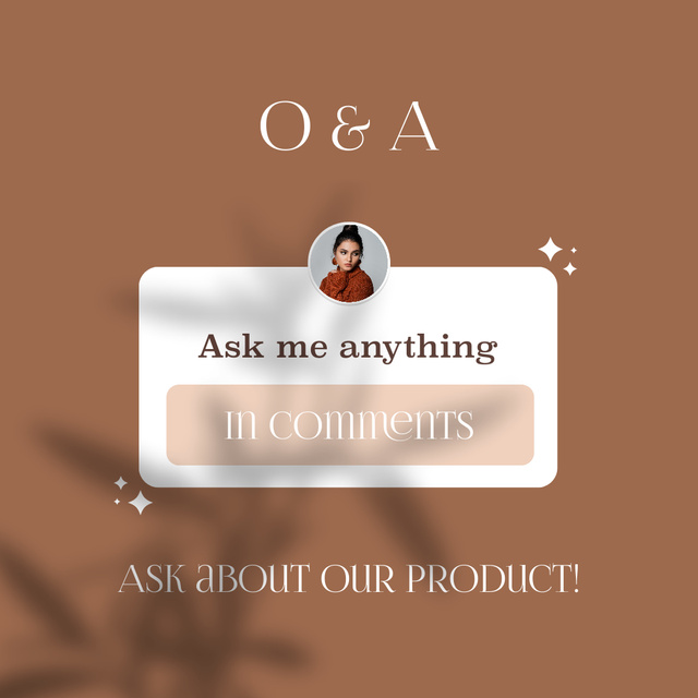 Ask me Anything Anonymously Instagram Design Template