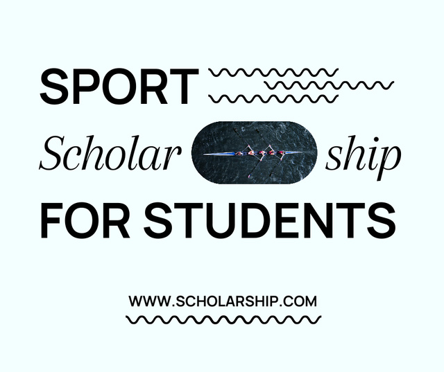 Sport Scholarship Announcement Facebook – шаблон для дизайну