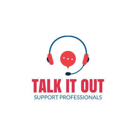szakmai mentális támogatás hirdetés Animated Logo tervezősablon