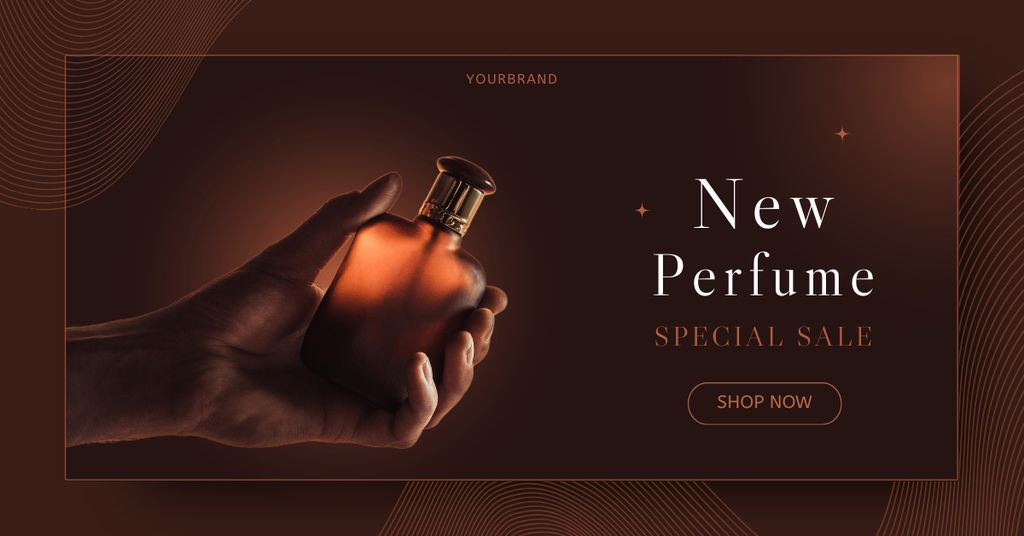 Platilla de diseño Special Sale of New Perfume Facebook AD