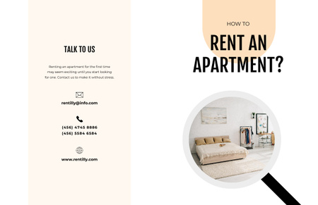 Platilla de diseño Apartment Rent Helpful Instructions Brochure 11x17in Bi-fold