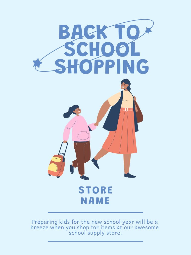 Stunning School Reboot Sale Poster US – шаблон для дизайну
