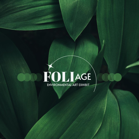 Szablon projektu wystawa sztuki ekologicznej ad Instagram