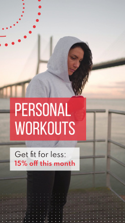 Individual Workouts From Coach With Discount Offer TikTok Video Design Template