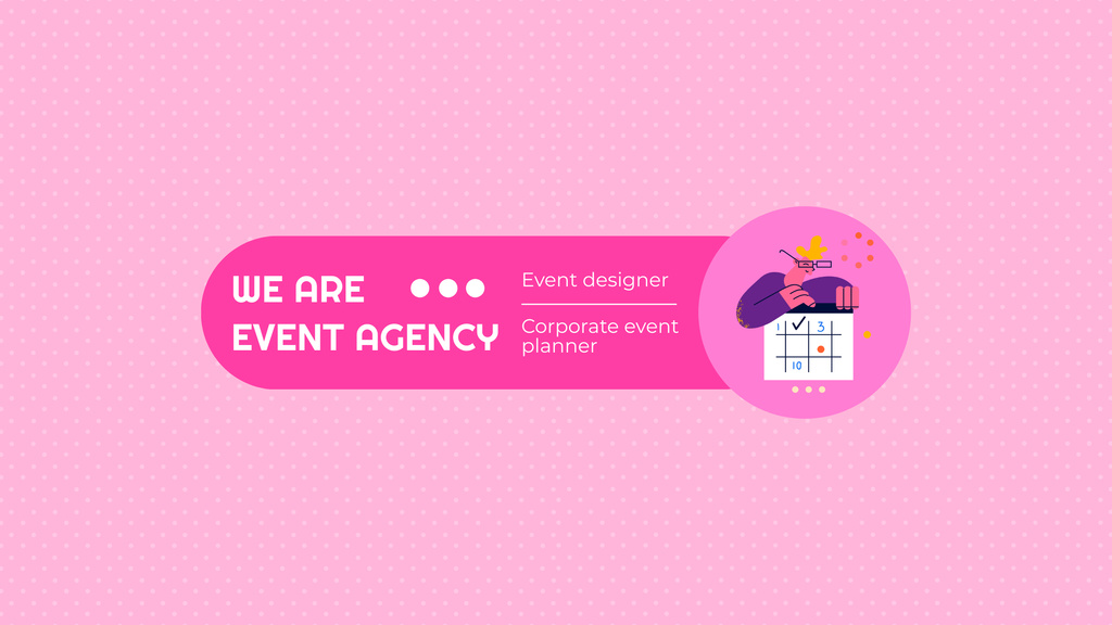 Event Planning Agency Services Ad Youtube Design Template