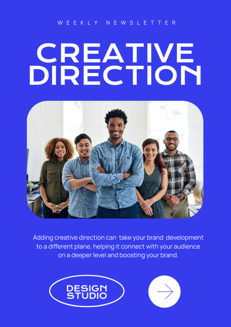 People in Design Studio Newsletter – шаблон для дизайна