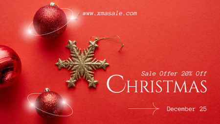 Template di design Sale Offer Off Christmas FB event cover
