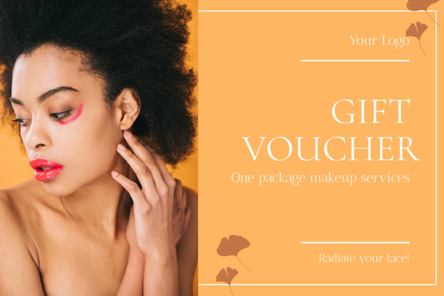Makeup Services Offer Gift Certificateデザインテンプレート