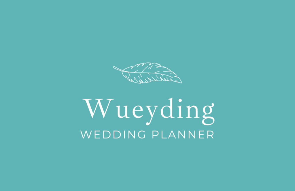 Modèle de visuel Wedding Planner Services Offer - Business Card 85x55mm