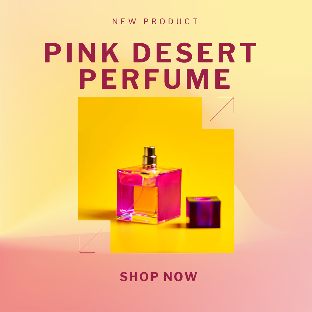 New Perfumery Product Ad Instagram AD Design Template