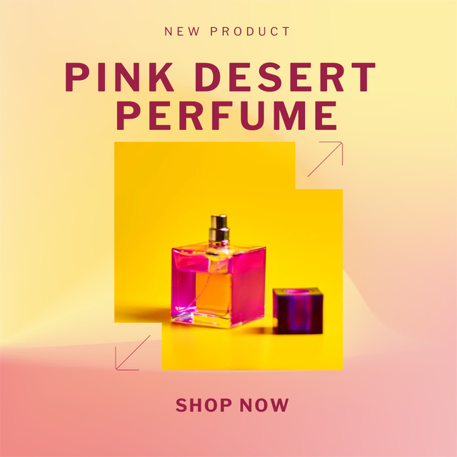 Ontwerpsjabloon van Instagram AD van New Perfumery Product Ad