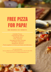 Promotional Offer with Free Pizza