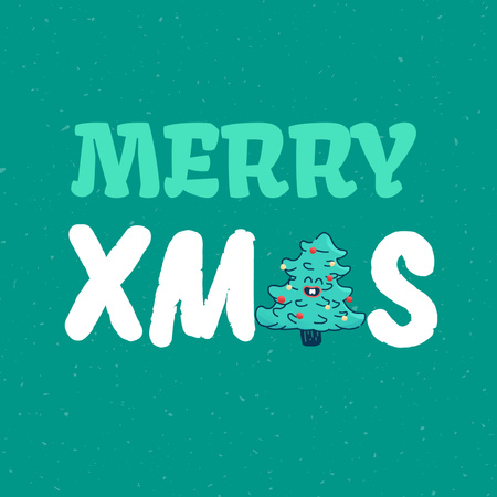 Christmas Holiday Greeting Animated Post Tasarım Şablonu