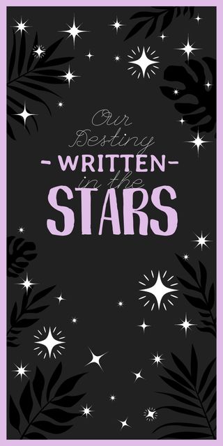Astrology Inspiration with Cute Stars Graphic – шаблон для дизайну