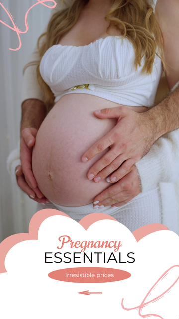 Pregnancy Goods Offer At Lowered Costs TikTok Video Design Template