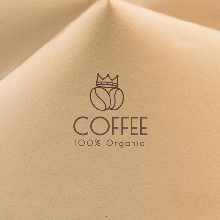 Template di design Gourmet Selection Of Coffee Blends Logo 1080x1080px