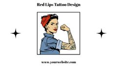 Tattoo Design Studio Ad With Pin Up Girl