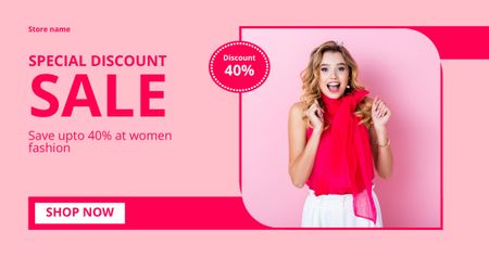 Special Fashion Discount Offer Facebook AD Design Template