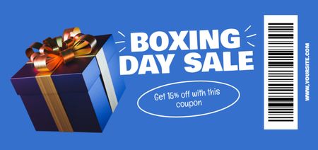 Ad of Boxing Day Special Discount Offer Coupon Din Large Design Template