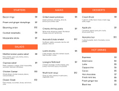 Lunches And Salads Serving In Restaurant