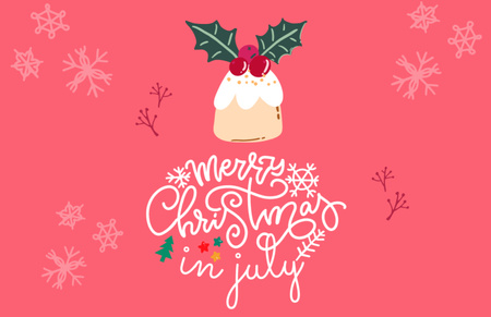 Template di design Bright and Delightful Christmas in July Flyer 5.5x8.5in Horizontal