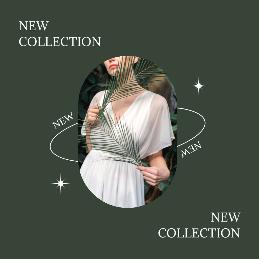 Platilla de diseño New Collection of Female Clothes Instagram